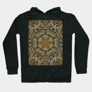 Shades of Green Kaleidoscopic Mandala Number 2 Hoodie